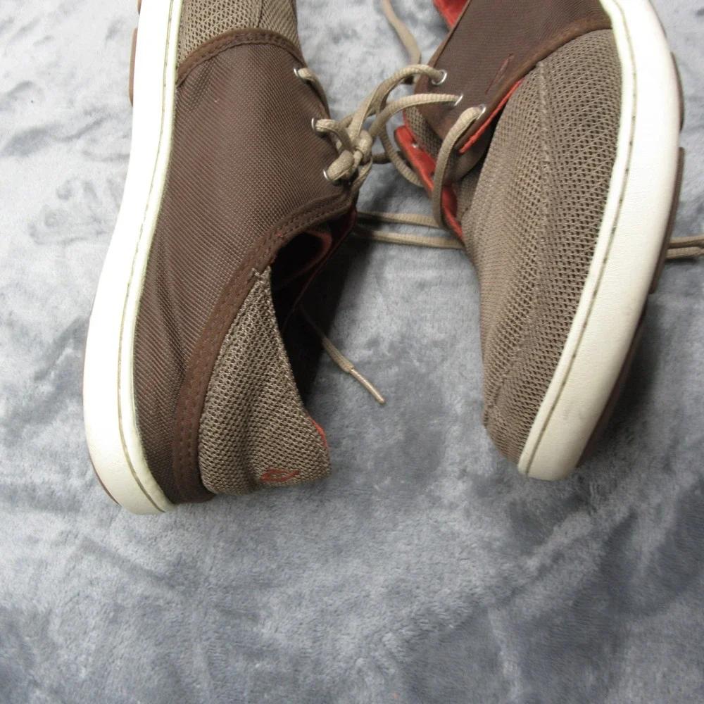 OluKai‎ Nohea Shoes Mens 7 Brown Comfort Mesh Breathable Lace Up Sneakers Casual